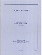 Jacques Ibert: Scherzetto (noty na klavír)
