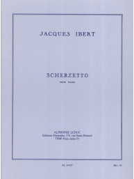 Jacques Ibert: Scherzetto (noty na klavír)