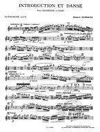 Henri Tomasi: Introduction Et Danse (noty na altsaxofon, klavír)