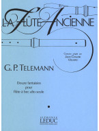 Georg Philipp Telemann: 12 Fantasies (noty na altovou zobcovou flétnu)