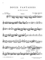 Georg Philipp Telemann: 12 Fantasies (noty na altovou zobcovou flétnu)