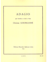 Christian Gouinguené: Adagio (noty na kontrabas, klavír)