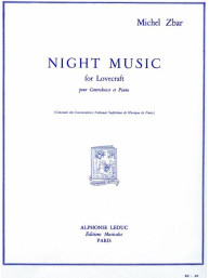 Michel Zbar: Night Music For Lovecraft (noty na kontrabas, klavír)