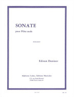 Edison Denisov: Sonata (noty na příčnou flétnu)