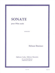 Edison Denisov: Sonata (noty na příčnou flétnu)