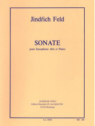 Jindřich Feld: Sonata (noty na altsaxofon, klavír)