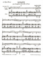 Jindřich Feld: Sonata (noty na altsaxofon, klavír)