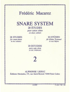 Frédéric Macarez: Snare System, 20 Studies for Snare Drum 2 (noty na bicí)