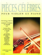 Georges Catherine: Famous Pieces (noty na housle, klavír)
