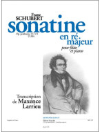 Franz Schubert: Sonatine In D, D384 (noty na příčnou flétnu, klavír)