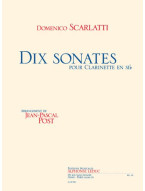Domenico Scarlatti: 10 Sonatas (noty na klarinet)