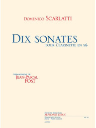 Domenico Scarlatti: 10 Sonatas (noty na klarinet)