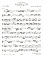 Domenico Scarlatti: 10 Sonatas (noty na klarinet)
