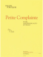 Philippe Portejoie: Little Complaint (noty na altsaxofon, klavír)
