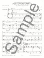 Philippe Portejoie: Little Complaint (noty na altsaxofon, klavír)