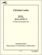 Christian Lauba: XYL Balafon 2, 12th Study (noty na altsaxofon) (+audio)