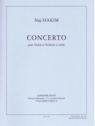Naji Hakim: Concerto (noty na housle)