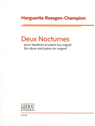 Marguerite Roesgen-Champion: Deux Nocturnes (noty na hoboj, klavír)