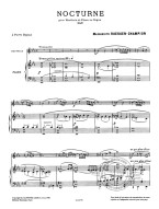 Marguerite Roesgen-Champion: Deux Nocturnes (noty na hoboj, klavír)