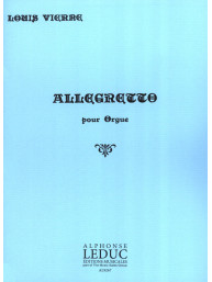 Louis Vierne: Allegretto (noty na varhany)