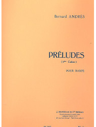 Bernard Andres: Préludes Vol.2 Nos.6-10 (noty na harfu)
