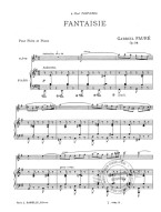 Gabriel Fauré: Fantaisie Op.79 (noty na příčnou flétnu)