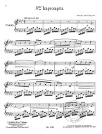 Gabriel Fauré: Impromptu No.3 Op.34 (noty na klavír)