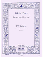 Gabriel Fauré: Nocturne No.3 In A Flat Op.33 (noty na klavír)