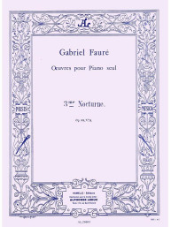 Gabriel Fauré: Nocturne No.3 In A Flat Op.33 (noty na klavír)