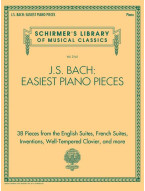 J.S. Bach: Easiest Piano Pieces (noty na klavír)