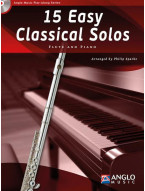 15 Easy Classical Solos (noty na příčnou flétnu, klavír) (+audio)