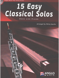 15 Easy Classical Solos (noty na hoboj, klavír) (+audio)