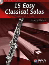15 Easy Classical Solos (noty na klarinet, klavír) (+audio)