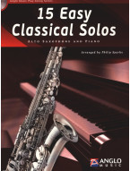 15 Easy Classical Solos (noty na altsaxofon, klavír) (+audio)