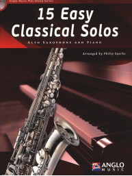 15 Easy Classical Solos (noty na altsaxofon, klavír) (+audio)