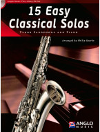 15 Easy Classical Solos (noty na tenorsaxofon, klavír) (+audio)