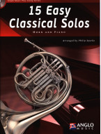 15 Easy Classical Solos (noty na lesní roh, klavír) (+audio)