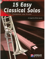 15 Easy Classical Solos (noty na pozoun, klavír) (+audio)