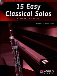 15 Easy Classical Solos (noty na fagot, klavír) (+audio)