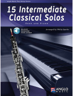 15 Intermediate Classical Solos (noty na hoboj, klavír) (+audio)