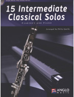 15 Intermediate Classical Solos (noty na klarinet, klavír) (+audio)