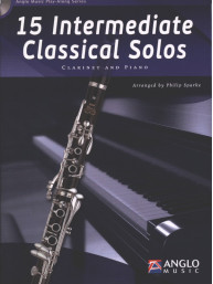 15 Intermediate Classical Solos (noty na klarinet, klavír) (+audio)