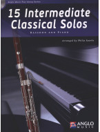 15 Intermediate Classical Solos (noty na fagot, klavír) (+audio)