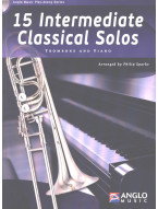 15 Intermediate Classical Solos (noty na pozoun, klavír) (+audio)