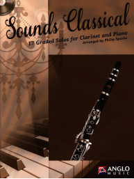 Sounds Classical - 17 Graded Solos (noty na klarinet, klavír) (+audio)
