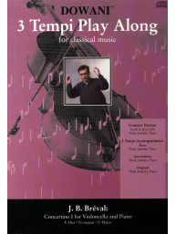Jean-Baptiste Breval: Concertino I in F (noty na violoncello) (+audio)