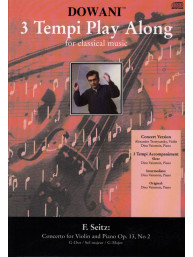 Friedrich Seitz: Concerto in G major op. 13/2 (noty na housle) (+audio)