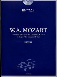 W.A. Mozart: Concerto No. 4, KV 218 (noty na housle, klavír) (+audio)