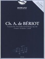 Charles Auguste de Bériot: Concerto No. 9, Op. 104 (noty na housle, klavír) (+audio)
