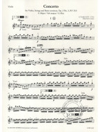 Antonio Vivaldi: Concerto in G Major, Op. 3, No. 3, RV 310 (noty na housle, klavír) (+audio)